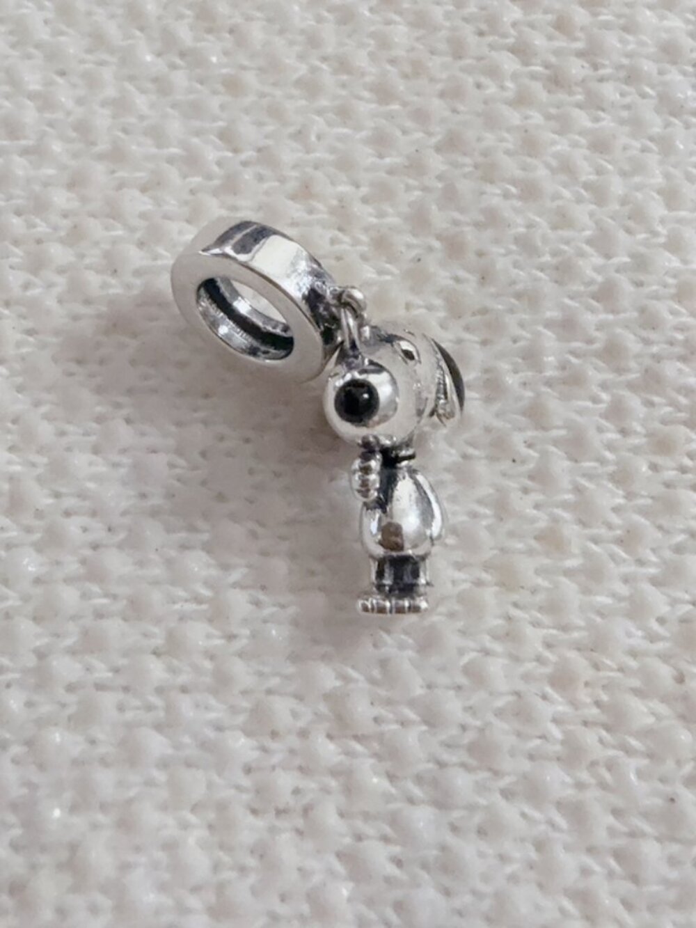 Peanut Snoopy Silver Charm For Pandora Bracelet Necklace - Picture 5 of 7